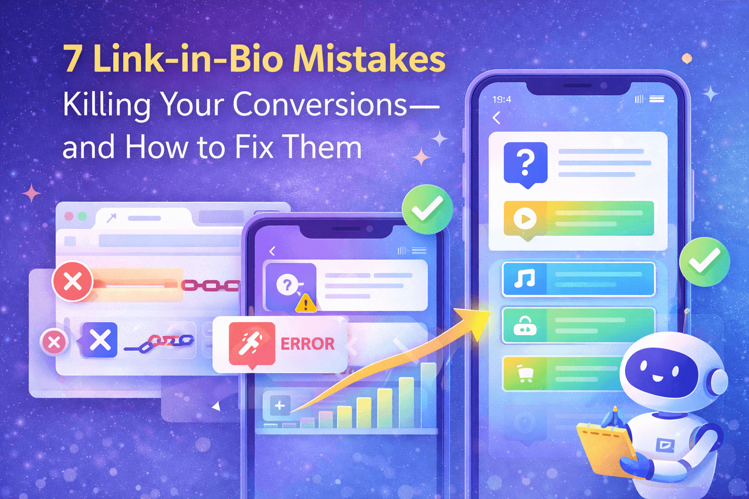 7 Link in Bio Mistakes That Are Killing Your Conversions (And How to Fix Them)